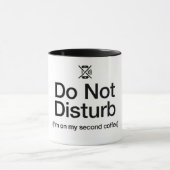 Funny Do Not Disturb Coffee Mug-WFH Sarcastic Mug (Centre)