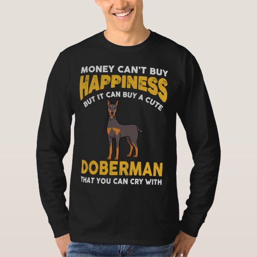 Funny Doberman 816 T-shirt (Voorkant)