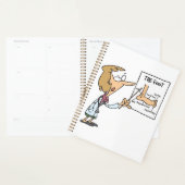 Funny Doctor Teaching Foot Anatomy Planner (Display)