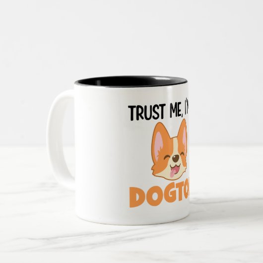 Funny Doctor Veterinary Mug Faites-moi confiance J (Devant gauche)