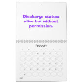 Funny DoctorChart Fubs Kalender (Feb 2027)