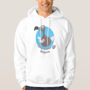 Funny dodo bird cartoon illustratie hoodie
