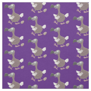 Funny dodo bird cartoon illustratie stof