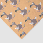 Funny dodo bird cartoon illustratie tissuepapier (Detail)