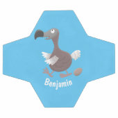 Funny dodo bird cartoon illustratie voetbal (Enkel)