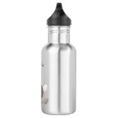 Funny dodo bird cartoon illustratie waterfles  (Rechts)