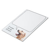 Funny Dog aangepast notitieblok (Schuin)