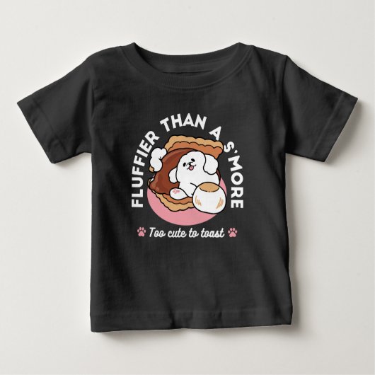 Funny Dog and S’more Design – Kawaii Pet Lover Pun (Voorkant)