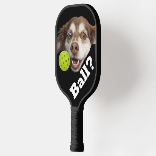 Funny Dog Ball Pet Lover Pickleball Paddle (Links)