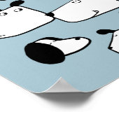 Funny Dog Cartoon Poster (Hoek)