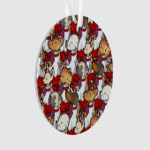 Funny Dog Choir Christmas Carol Singers Cartoon (devant)