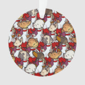 Funny Dog Choir Christmas Carol Singers Cartoon (devant)