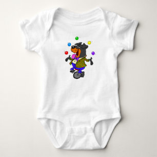 Funny Dog Circus Baby -T-shirt Romper