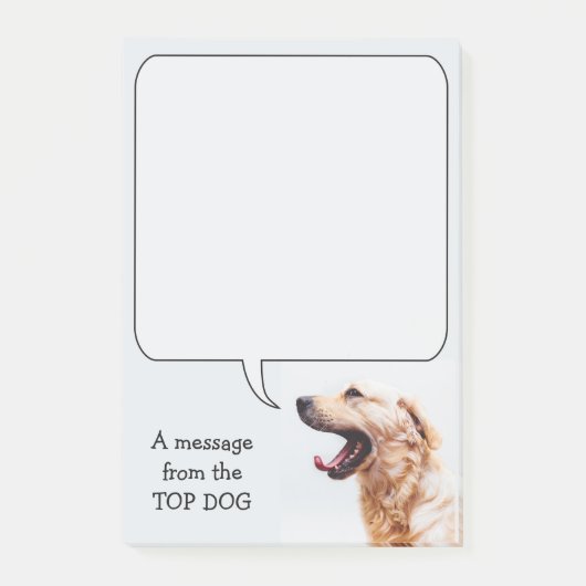 Funny Dog custom Post-it notes (Voorkant)