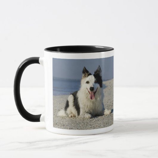 Funny Dog Dad met Custom Name and Photo Mok (Links)