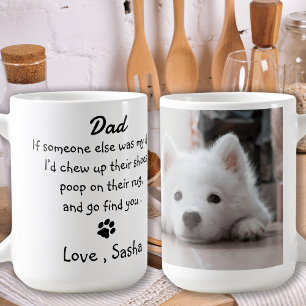 Funny Dog Dad Vaderdag - Birthday Dog Humor Koffiemok