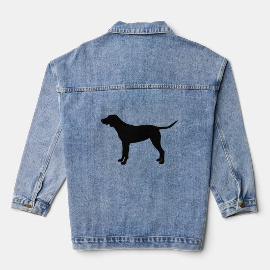 Funny dog denim jacket (Achterkant)