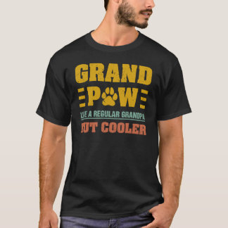 Funny Dog Design Grand Paw Doggy Puppy Lover Gran T-shirt