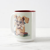 Funny Dog Desk Mug (Devant gauche)