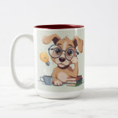 Funny Dog Desk Mug (Gauche)