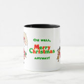 Funny Dog die kerstkerstkerstkerstkerstmis heeft Mok (Midden)