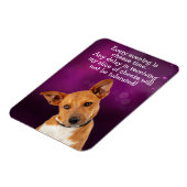 Funny dog gedachte magneet (Linkerzijde)