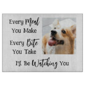 Funny Dog Gezegde Foto Snijplank (Voorkant)