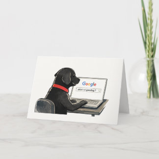 Funny Dog Greeting Card | Who’s a Goodog? Kaart