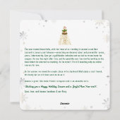 Funny Dog Happy Pawlidays Peace Love Joy 5 Photos Feestdagenkaart (Achterkant)