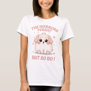 Funny Dog Inspirerend Graphic Dames T-shirt -