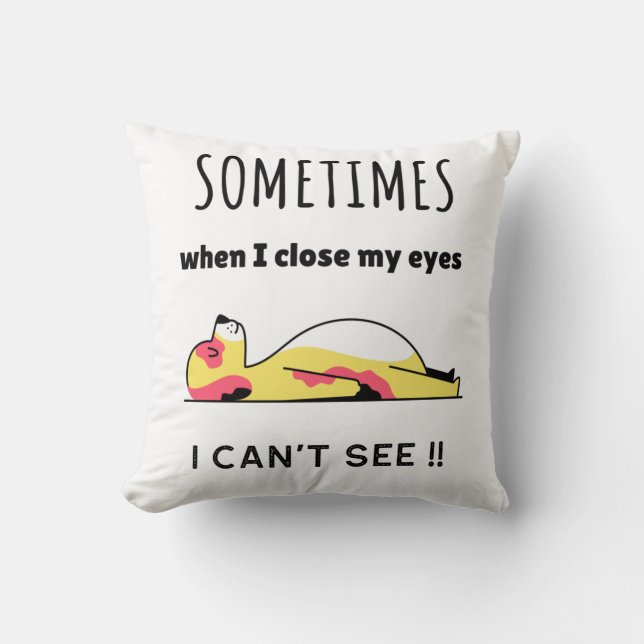 Funny dog kussen (Voorkant)