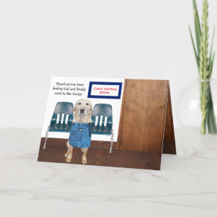 Funny Dog/Lab krijgen goed Kaart