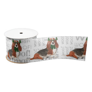 Funny Dog Lover Basset Hound Kerstmis Lint