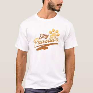 Funny Dog Lover Blijf passief Hondenhumor T-Shirt