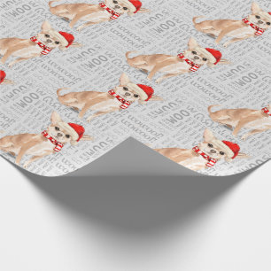 Funny Dog Lover Chihuahua Kerstmis Cadeaupapier