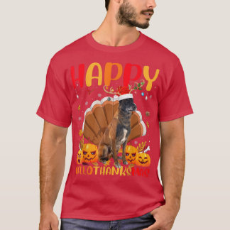 Funny Dog Lover Happy Belgium Malinois Dog HelloTh T-shirt
