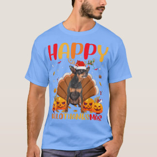 Funny Dog Lover Happy Miniature Pinscher Dog Hallo T-shirt