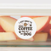 Funny Dog Lover Mok Dog mama Dog Dad Labels (Aangebracht)