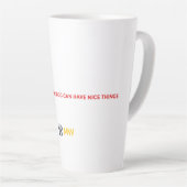 Funny Dog Lover Mug - I Work Hard For My Dog Coffe (Angle droit)