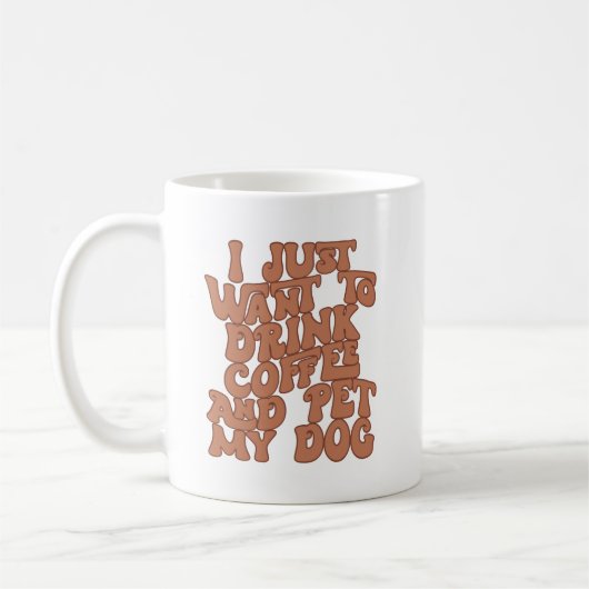 Funny Dog Lover Mug Koffiemok (Links)
