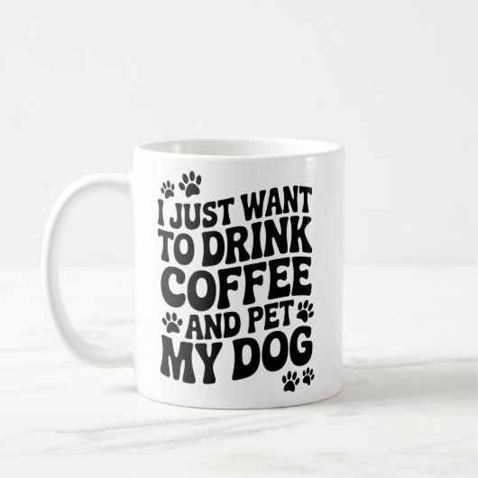 Funny Dog Lover Quotes Mug Dog Mom Dog Dad Gifts (Gauche)