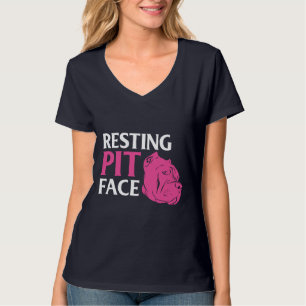 Funny Dog Lover Resting Pit Face T-shirt