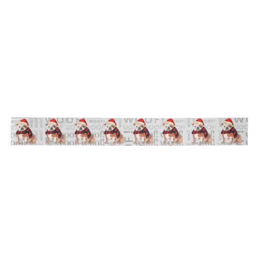 Funny Dog Lover Schattige Engels Bulldog Christmas Lint (Voorkant)