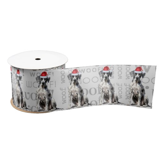 Funny Dog Lover Schattige Grote Deen Kerst Lint (Spoel)