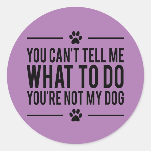 Funny Dog Lover Stickers (Voorkant)