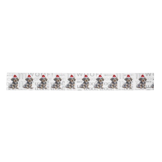 Funny Dog Lover Wirehaired Dachshund Santa Lint (Voorkant)