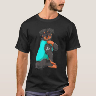 Funny Dog mama Rottweiler Ik hou van mam Tattoo Gi T-shirt