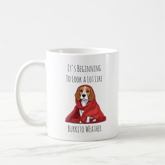 Funny Dog Mok - Burrito Weer Beagle (Links)