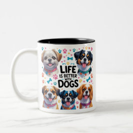 Funny Dog Mok Coffee Lovers Design Huisdieren Mok