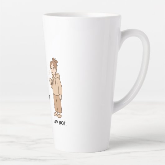 Funny Dog Mom Latte Mug (Droite)